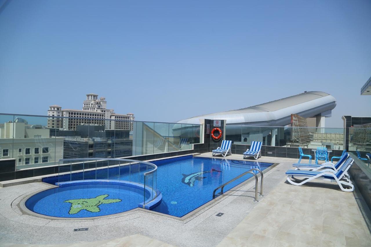 Tulip Al Barsha Hotel Apartment Dubai Exterior foto