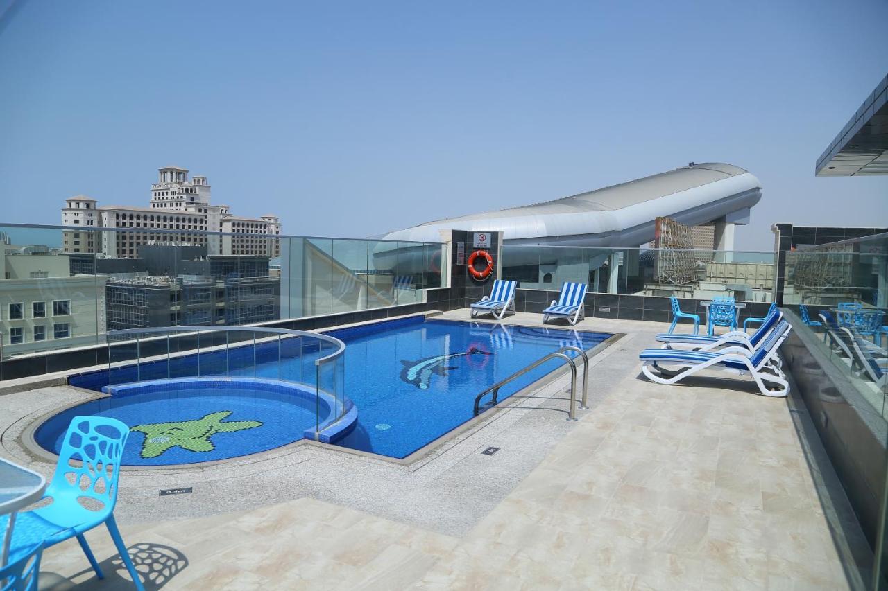 Tulip Al Barsha Hotel Apartment Dubai Exterior foto